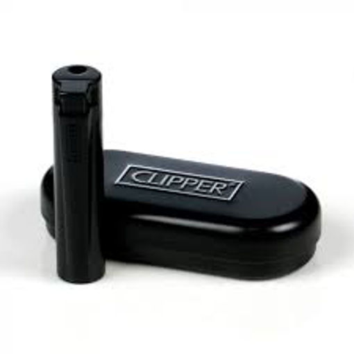 Picture of CLIPPER METAL LIGHTER BLACK JET WITH BOX